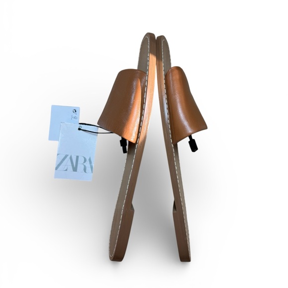 Zara Brown Slide Women’s Sandals - EU Size 38 - Picture 9 of 11